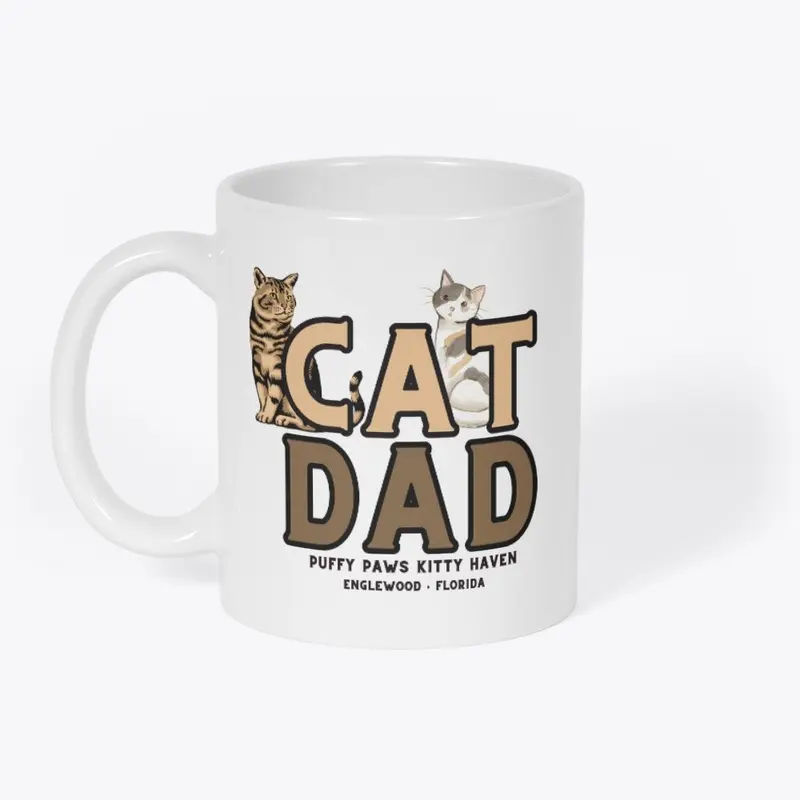 Cat Dad - Brown