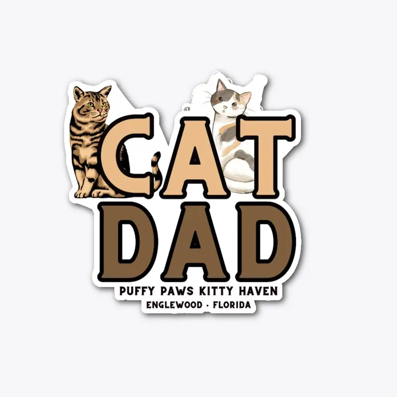 Cat Dad - Brown