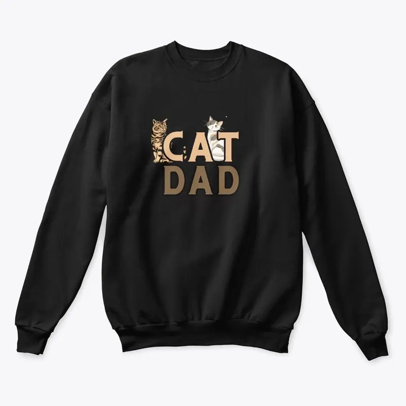 Cat Dad - Brown