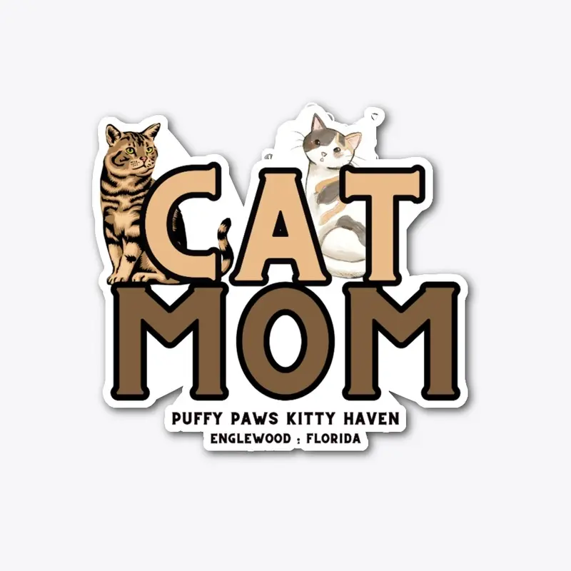 Cat Mom - Brown